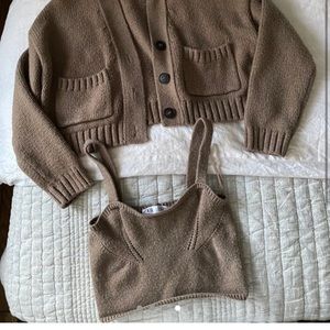 Zara 2 Piece matching sweater set
